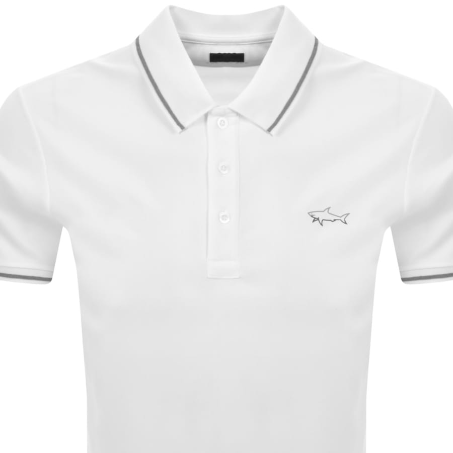 Paul And Shark Seaqual Polo T Shirt White | Mainline